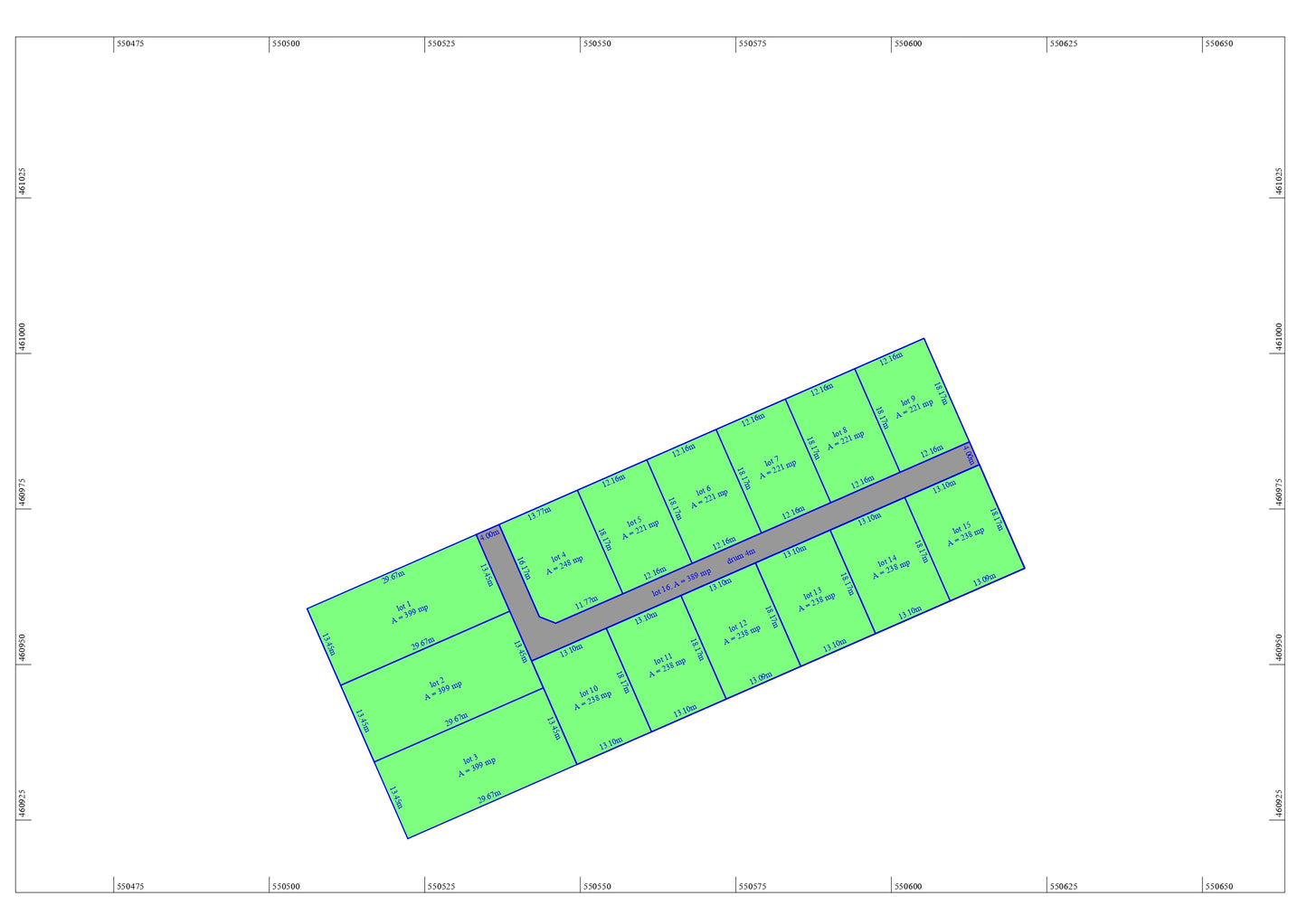Brașov – Uzina 2 - STR. D.CERNATULUI (15 loturi)