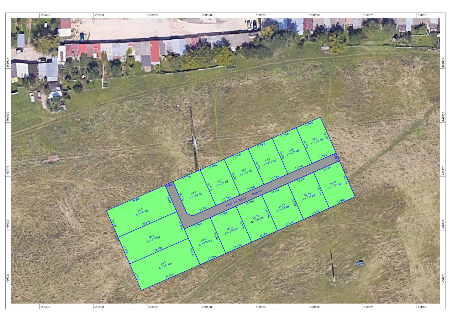 Brașov – Uzina 2 - STR. D.CERNATULUI (15 loturi)