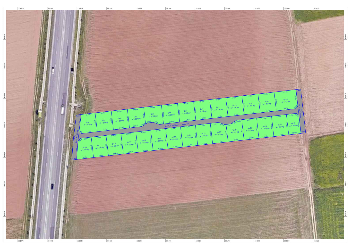 Brasov - Ocolitoare - STR. TOAMNEI (28 Loturi)